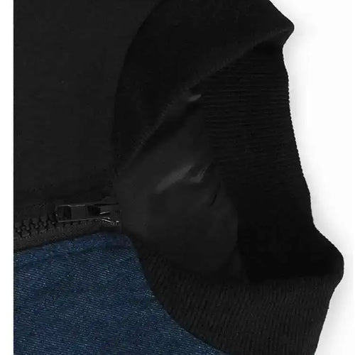 Load image into Gallery viewer, Black Color-block Big Size Casual Jacket New Stand Collar Long Sleeve Women Coat Fashion Tide Spring Autumn 2025 1DH7581
