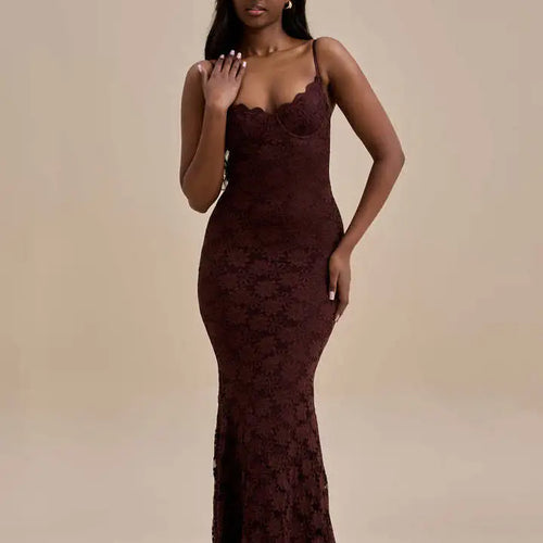 Load image into Gallery viewer, Spaghetti Strap Backless Sexy Maxi Dress For Women Gown Elegant Sleeveless Evening Club Party Bodycon Dress Clubwear
