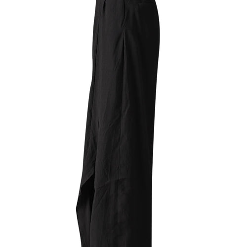 Load image into Gallery viewer, High Waist Yellow Irregular Ruffles Wide Leg Long Pants New Trousers Women Fashion Tide Spring Autumn 2025 CPG3259
