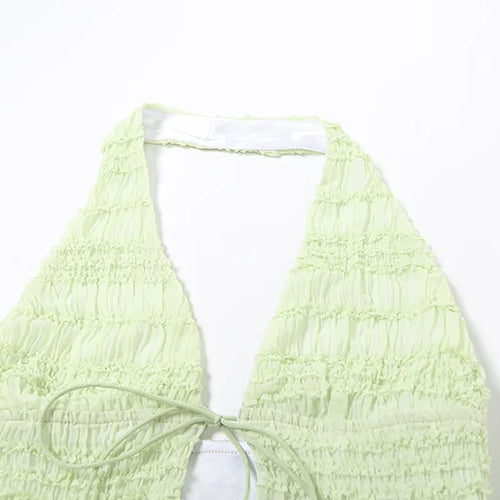 Load image into Gallery viewer, Summer Fashion Skirt Two Piece Sets Women Halter Tank Tops And Hot Skirt Female Beach Club Party Sexy 2 Piece Set
