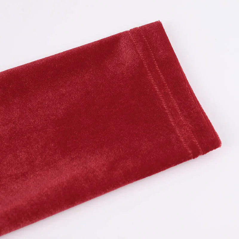 Velvet Long Sleeve Sexy Mini Dress For Women Autumn Winter New Square Collar Bodycon Ruched Club Party Dress Elegant