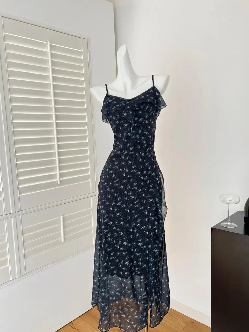 French Women's Purple Print Elegant Sexy Club Backless Slip Long Dress 2025 Summer Black Sleeveless Slim Vacation Party Dresses