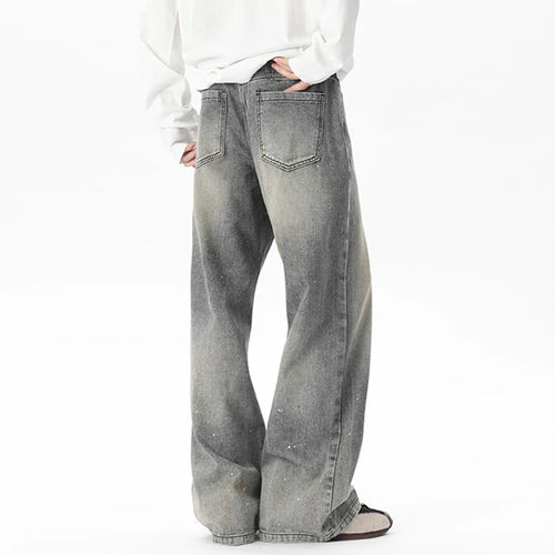 Load image into Gallery viewer, Summer New Chic Male Jeans Straight Wide Leg Men's Denim Pants 2025 Stylish Men Clothing Streetwear American Style 9W1652
