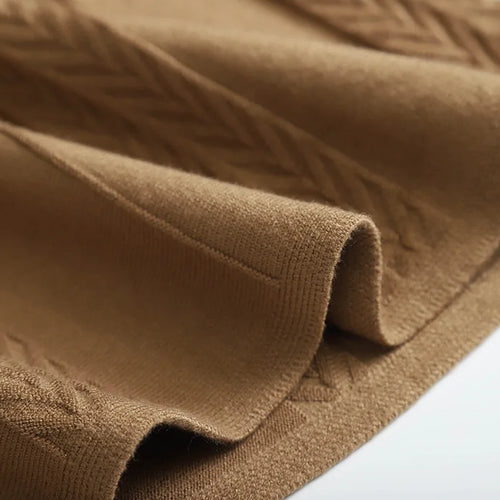 Load image into Gallery viewer, Korean Style Woman Solid New Elegant High Waist Knitted Skirt Autumn Winter Vintage Casual Simple Versatile Festival Party Skirt
