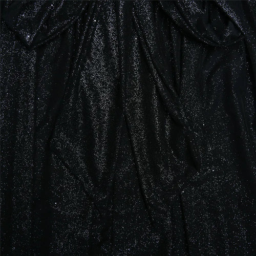 Load image into Gallery viewer, Elegant Strapless Sexy Mini Dress Women Fashion Black Off-shoulder Backless Pleated Sequins Sparkle Club Party Dress
