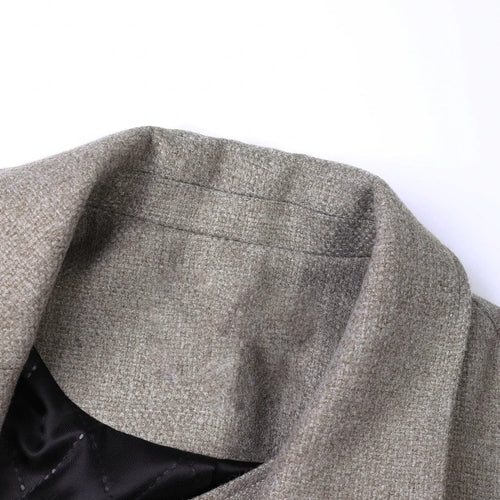 Load image into Gallery viewer, Loose Fit Irregular Button Elegant  Woolen Coat New Lapel Long Sleeve Women Jacket Fashion Tide Autumn Winter 2025 1DH3587
