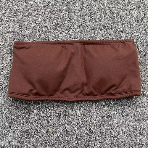 Load image into Gallery viewer, Pad Tube Tops Sports Bra Women Fitness Bra Intimate Strapless Bustier Bandeau Breathable Wrapped Chest Underwear Yoga Bra
