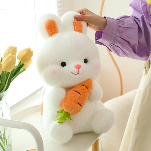 Load image into Gallery viewer, 28/50cm Stuffed Carrot Rabbit Plush Toy Soft Toys Cushion Bunny Kid Pillow Birthday Gifts For Children Baby Accompany Sleep Toy
