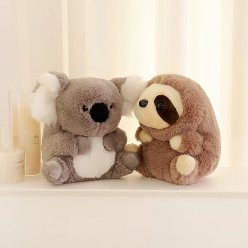 Load image into Gallery viewer, 16/22/30cm Lovely Baby Animal Family Stuffed Koala Raccoon Hamster Creative Soft Baby Appease Doll Children Birthday Gift
