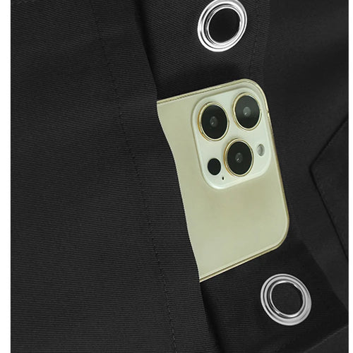 Load image into Gallery viewer, Women Black Zipper Pockets Spliced Big Size Midi Vest Dress New V-Neck Sleeveless Fashion Tide Spring Autumn 2025  1DJ1194
