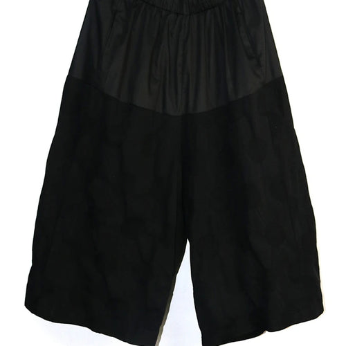 Load image into Gallery viewer, High Elastic Waist Black Dor Print Pocket Calf-Length Pants New Trousers Women Fashion Tide Spring Autumn 2025 1DJ1619
