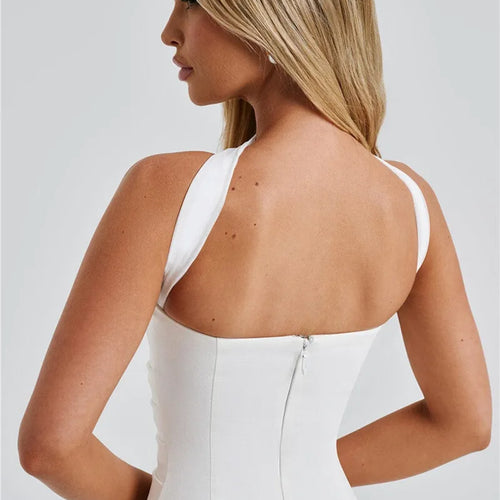 Load image into Gallery viewer, Scarf Collar Strapless Sexy Maxi Dress For Women Fashion Off-shoulder Backless Bodycon Club Party Long Dress Elegant
