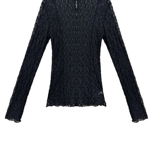 Load image into Gallery viewer, High Elastic Waist Black Irregular Pleated Elegant A-line Half-body Skirt Women Fashion New Spring Autumn 2025 1DJ0692
