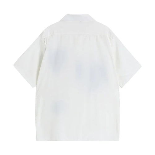 Load image into Gallery viewer, White Shirts Women Retro Heart Print Fashion Korean Style Harajuku Simple Heart Love Print Top Autumn
