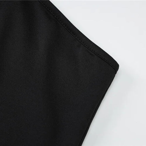 Load image into Gallery viewer, Halter Sleeveless Sexy Mini Dress For Women Fashion Patchwork Off-shoulder Backless Skinny Club Sexy Party Dress
