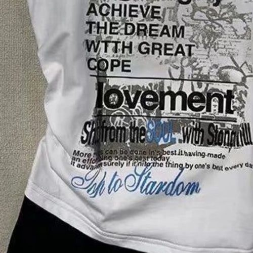 Load image into Gallery viewer, Streetwear Fake Two Pieces Halter Bandage Women T-shirt Harajuku Letter Printing Crop Tops Y2k Aesthetic Bodycon Grunge Tees
