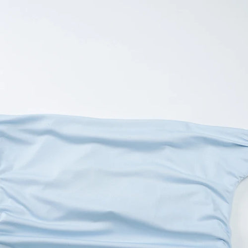 Load image into Gallery viewer, Blue Mesh Sexy Skirt Two Piece Sets Women Strapless Crop Tops And Maxi Skirt Ladies Fashion Elegant 2 Piece Sets
