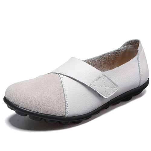 Load image into Gallery viewer, Woman Shoes Soft Leather Low Heels Shoes Women&#39;s Elegant Flats 2025 Casual Flat Shoes Women Footwear New Loafers Zapatos Mujer
