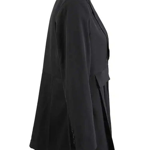 Load image into Gallery viewer, Women White Pleated Buckle Casual Blazer Loose New Lapel Long Sleeve Jacket Fashion Tide Spring Autumn 2025 2DA3933
