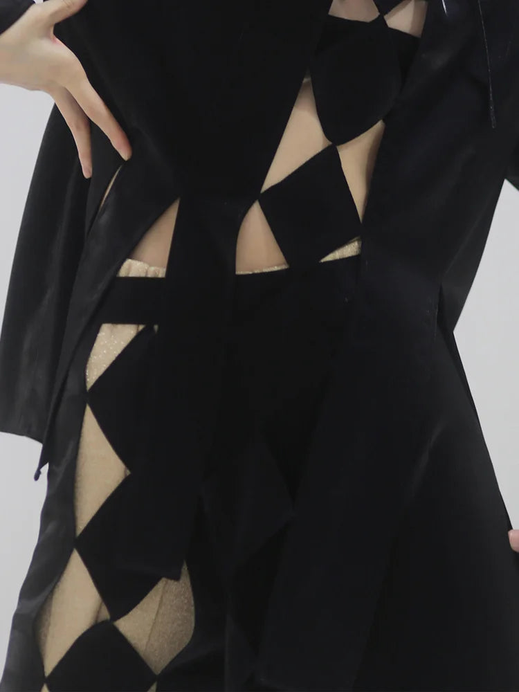 Cut Out Irregular Hem Skirt For Women High Waist A Line Solid Casual Mini Skirts Female Summer Fashion Clothing