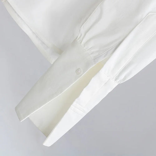 Load image into Gallery viewer, Korean Version Women White Single Breasted Shirt Autumn Winter Long Sleeve Elegant Versatile Festival Top New Streetwear Blouses
