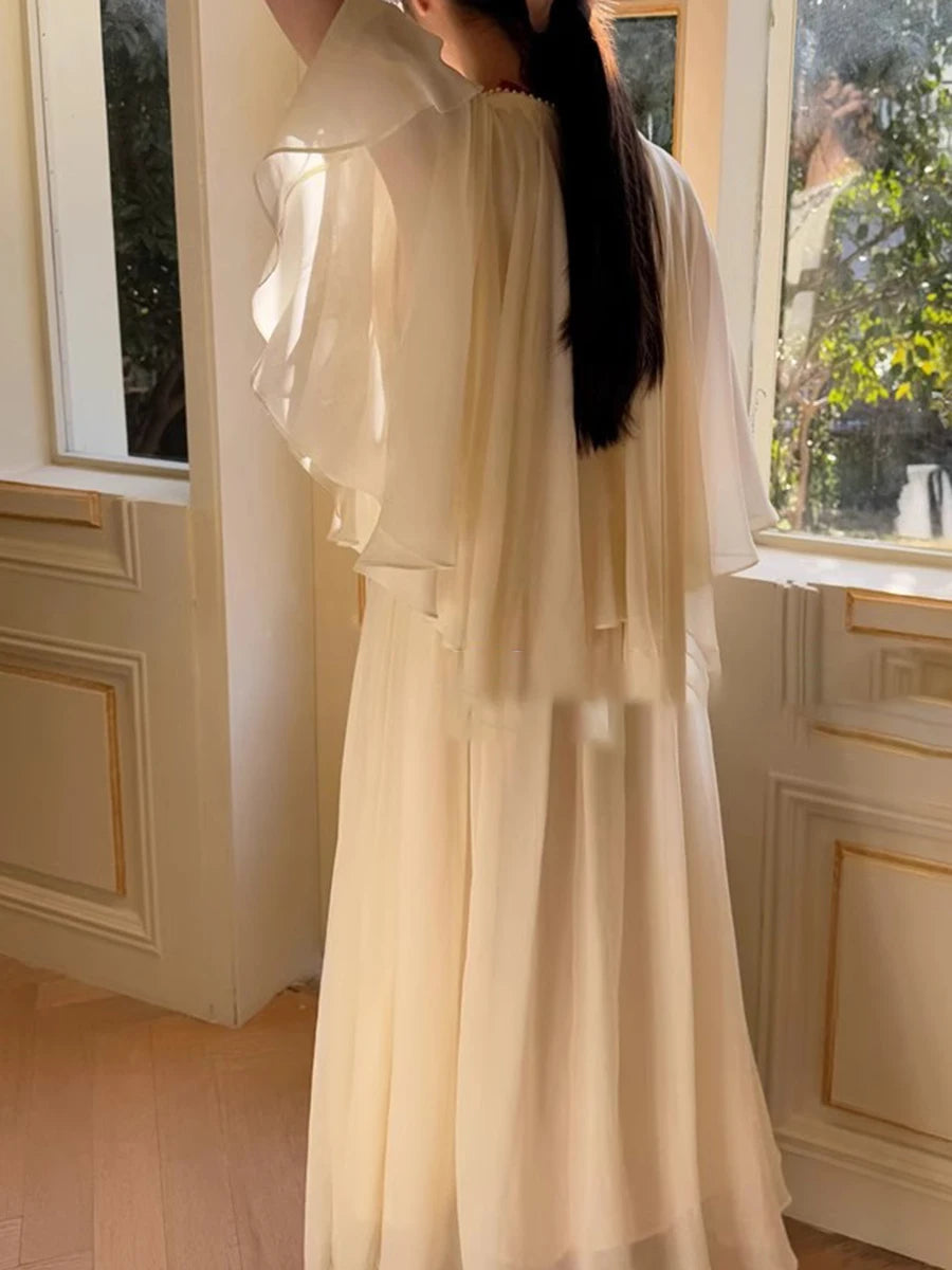 Spliced Diamonds Loose Dresses For Women O Neck Short Sleeve High Waist Temperament Dress Female Fashion Style New