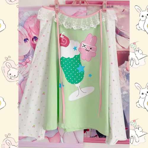 Load image into Gallery viewer, Sweet Woman T Shirts Y2k Tops Patchwork Lace Slash Neck Long Sleeve Tees 2025 Ropa Mujer Fashion Anime Tshirt Japanese Camisetas
