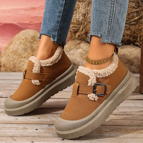 Load image into Gallery viewer, Women&#39;s Boots Casual Winter Shoes For Woman 2025 New Fur Shoes Winter Boots For Ankle Snow Botas Mujer Keep Warm Footwear Women
