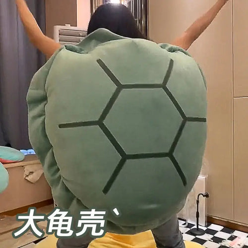 Load image into Gallery viewer, 100CM Funny Big Turtle Shell Plush Toy Adult Can Wear Sleeping Bag Stuffed Soft Pillow Cushion Creative Gifts For Friends Kids
