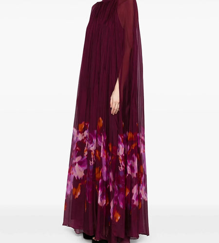 Hit Color Loose Dresses For Women O Neck Long Sleeve High Waist Spliced Lace Long Dress Female Fashion Style New