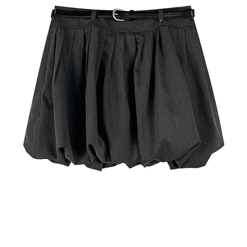 Load image into Gallery viewer, High Elastic Waist White Pleated Elegant Mini Bud Half-body Skirt Women Fashion Tide New Spring Summer 2025 1DJ1491
