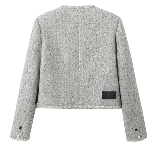 Load image into Gallery viewer, Vintage Two Piece Sets for Women O Neck Long Sleeves Spliced Tassels Top High Waist Patchwork Lace Skirt Set Female
