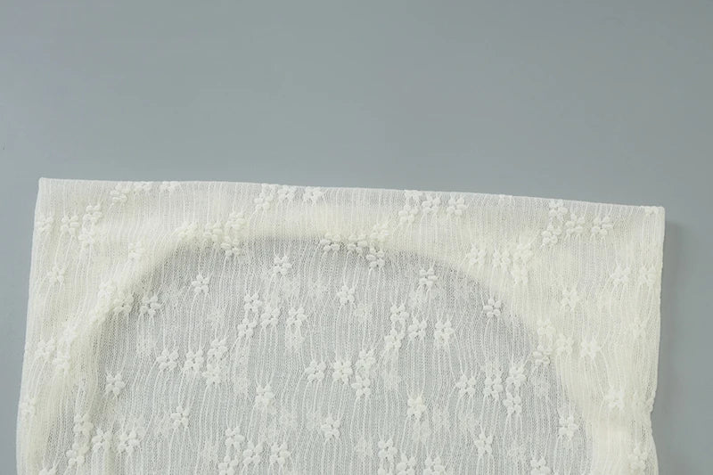 See Through Lace Halter Sexy Mini Dress Women Robe Halter Deep V Neck Backless Draped Ruffled Club Party Beach Dress