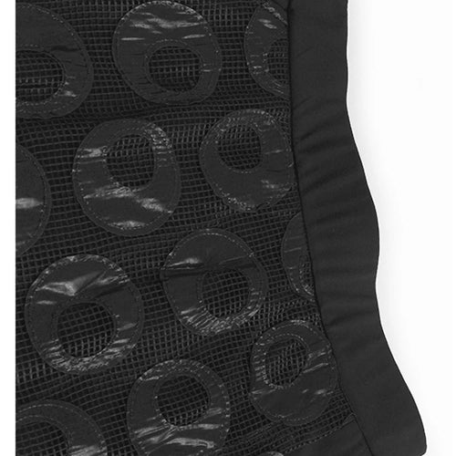 Load image into Gallery viewer, Black Dot Hollow Out Vest Half-body Skirt Two Pieces Suit New V-Neck Sleeveless Women Fashion Spring Autumn 2025 1DJ1101
