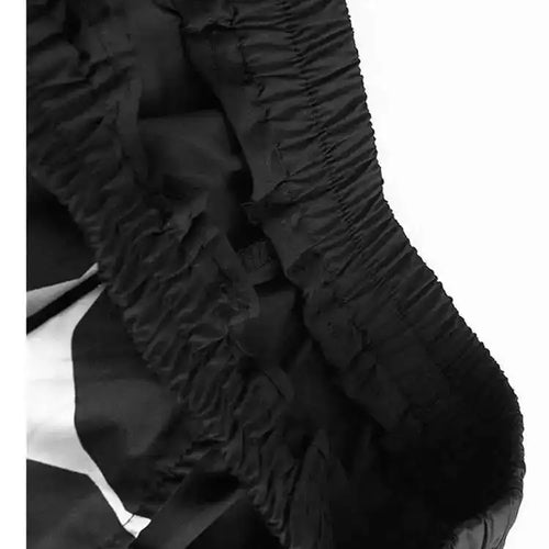 Load image into Gallery viewer, High Elastic Waist Black Dot Printed Irregular A-line Half-body Skirt Women Fashion Tide New Spring Autumn 2025 1DH6191
