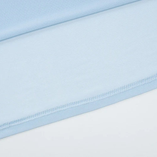 Load image into Gallery viewer, Blue Mesh Sexy Skirt Two Piece Sets Women Strapless Crop Tops And Maxi Skirt Ladies Fashion Elegant 2 Piece Sets
