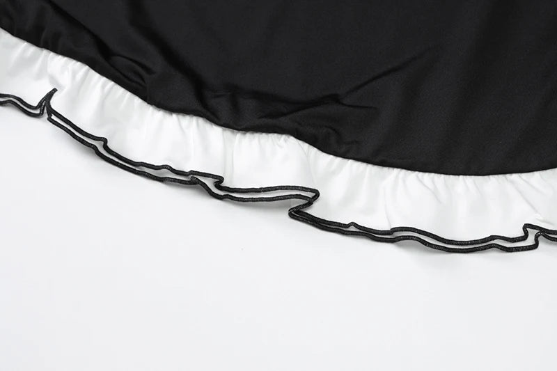 Flare Sleeve Sexy Bodycon Elegant Long Sleeve Maxi Dress Women High Waist Square Collar Evening Dress Female Clothes