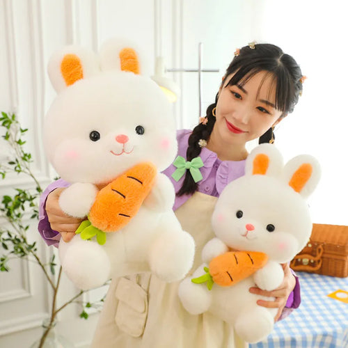 Load image into Gallery viewer, 28/50cm Stuffed Carrot Rabbit Plush Toy Soft Toys Cushion Bunny Kid Pillow Birthday Gifts For Children Baby Accompany Sleep Toy
