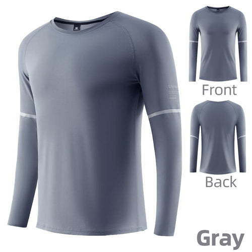 Load image into Gallery viewer, Men Compression T-shirt Gym Fitness Sport Tight Running Sweatshirt Jogging Workout Sportswear Long Sleeve Elastic Tops RashGuard
