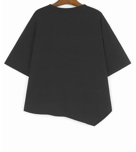 Black Dot T-shirt Hollow Out Skirt Two Pieces Suit New Round Neck Short Sleeve Women Fashion Spring Summer 2025 1DJ1100