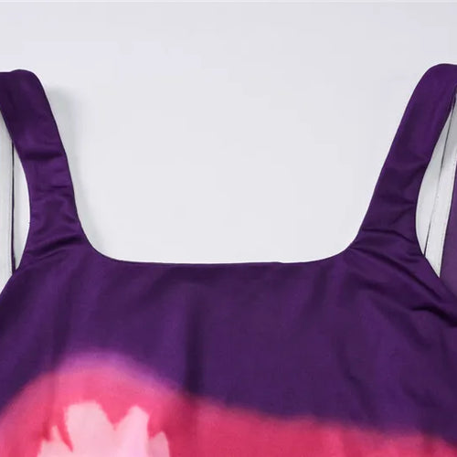 Load image into Gallery viewer, Backless Print Sexy Maxi Dress For Women Gown Fashion Elegant Square Collar Sleeveless Bodycon Ruched Long Dress
