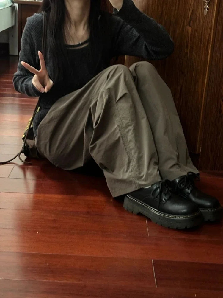 Sexy Hollow Solid Sweater Women Y2k Aesthetic Slim Fit Knitted Harajuku Jumper All Match Korean Sexy Pullover Female Knitwear