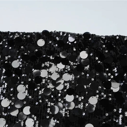 Load image into Gallery viewer, Sequins Strapless Backless Sexy Mini Dress For Women Robe Fashion Off-shoulder Sleeveless Sparkle Shiny Club Dress
