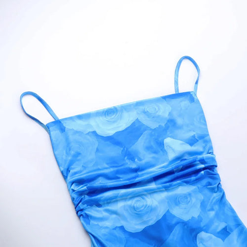 Load image into Gallery viewer, Spaghetti Strap Print Maxi Dress For Women Gown Summer New Sleeveless Backless Bodycon Club Party Long Dress Fashion
