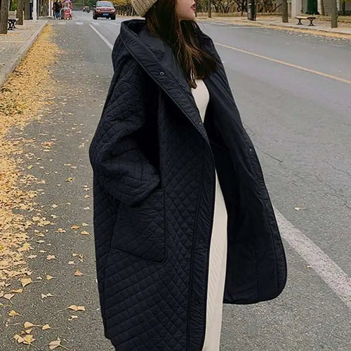Load image into Gallery viewer, Army Green Big Size Keep Warm Hooded Cotton-padded Coat Long Sleeve Women Parkas Fashion New Autumn Winter 2025 1DH8601
