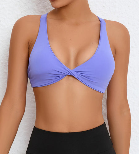 Women Sports Bra High Support Impact Fitness Gym Running Sports Underwear Yoga Top Workout Clothes Push-up Padded Activewear