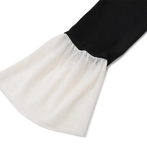 Load image into Gallery viewer, Elegant Strapless Backless Sexy Mini Dress For Women New Off-shoulder Long Flare Sleeve Pleated Club Party Dress
