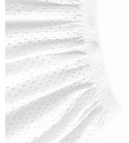 High Elastic Waist Black Grid Hollow Out Long Wide Leg Pants New Trousers Women Fashion Tide Spring Autumn 2025 1DJ1196