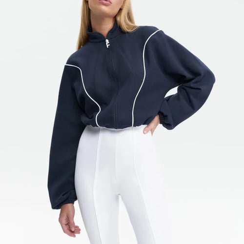 Load image into Gallery viewer, Fashion Autumn/Winter New 2025 Stretch Tight Jumpsuit Women Zipper Long Sleeve Casual Jumpsuit Outdoor Sports Rompers
