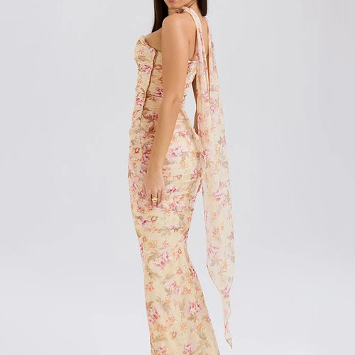 Load image into Gallery viewer, Sexy Two Pieces Sets For Women Strapless Off-shoulder Sleeveless Tops And Elegant High Waist Long Skirt Two Pieces Sets
